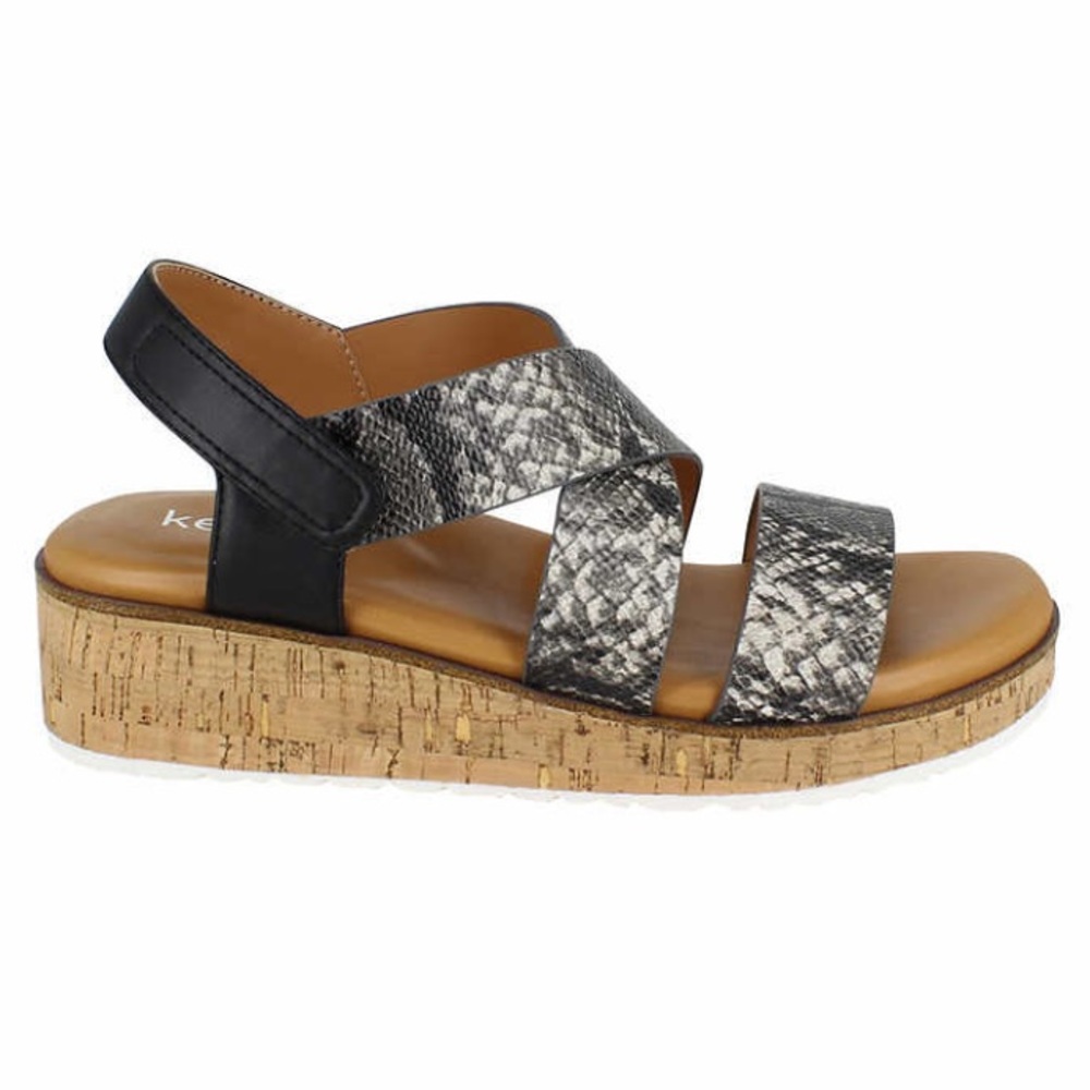 ❤️NEW 7.5 Kensie Snake Print Wedge Sandal - Picture 2 of 9